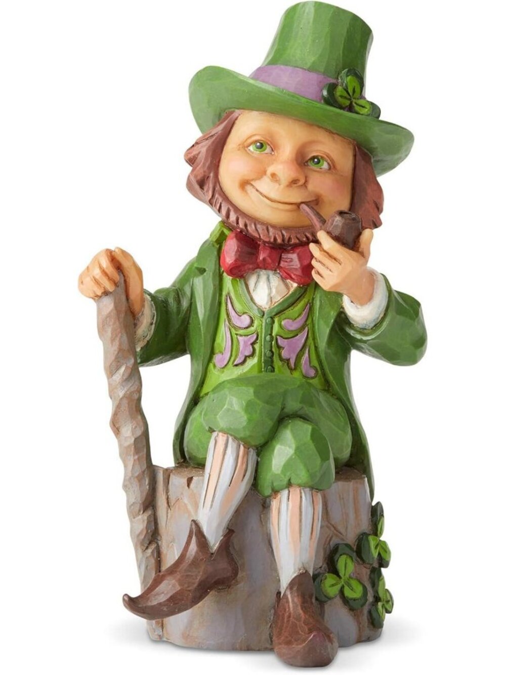 Charming Leprechaun Pint-Sized Figurine, 5.5 Inch, Colorful Home Decor